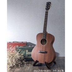 吉他人音樂工作室 台灣製 M-31B 40吋 OM桶 全桃花心木面單板 木吉他, 1個
