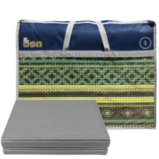 (따사롬) 두꺼운 엠보싱 양면 코팅 보온 단열 텐트 캠핑매트 돗자리 ( 중형 / 대형 / 특대형 ) from 티제이글로벌, 엔틱그린