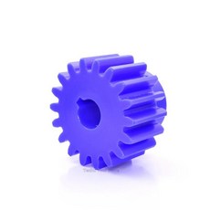 블루 나일론 스퍼 기어 몰드 톱니 플라스틱 모터 기어스텝 키웨이 보어, A. 12 Teeth, 2. 14mm keyway 5mm