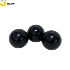 위드하하 뽑기캡슐 뽑기공 뽑기볼 불투명, 10개, 블랙