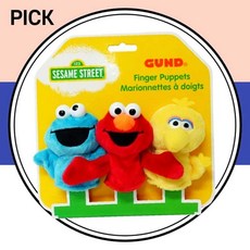 손인형 세서미 손가락인형 3종세트 8cm GUND 커머스픽301