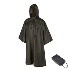 HELIKON-TEX 露營雨衣+收納袋, 針葉林綠