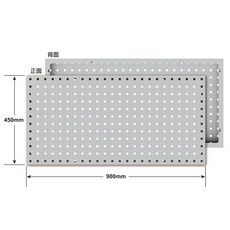 TANKO天鋼 方孔掛板KQ-306A 45x90cm 收納掛鈑 洞洞板, 灰, 1個