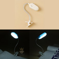 마켓보스샵 2구 LED 헤드캡 집게 독서등 휴대용독서등