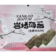 岩烤海苔厚切海苔 清香薄脆六口味, 100公克, 1個