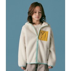 무신사 스탠다드 MUSINSA STANDARD KIDS 후디드 쉐르파 플리스 재킷 자켓 [크림] MKBFJBK17-CR 475152