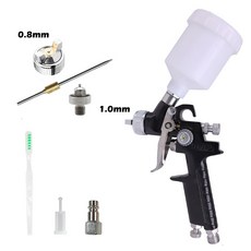 2000A 가용 0MM 노즐 스프레이 미니 125ML 수리용 공압식 도색 자동차, 0 8 1 0MM Bla