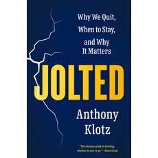 (영문도서)Jolted: Why We Quit When to Stay and Why It Matters Hardcover, Viking, English, 9780593655597