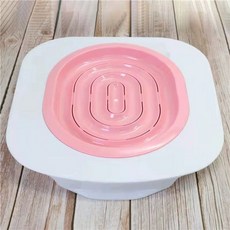 고양이 배변 훈련 양변기 반려묘 변기유도 변기 지지대, 1개, 핑크 내부 지지대 1개 포함
