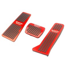 자동차 풋 페달 커버 연료브레이크, 3. LHD AT 3pcs, 기본