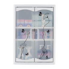 홈앤드림 클리어 006 욕실장 중형, 화이트, 1개