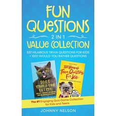 Fun Questions 2 in 1 Value Collection: The #1 Engaging Quiz Game Collection for Kids Teens and Adults Hardcover, Silk Publishing