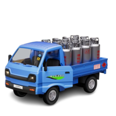 土窯雞2.4G貨卡遙控車 台灣在地小吃叫賣車 甩尾飄移遙控車, 瓦斯車,標準版500mah電池