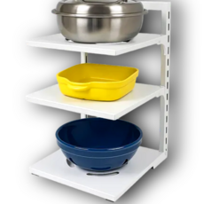 템잇 높이조절 프라이팬 냄비 선반