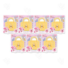캐치티니핑 실리콘 참 미니바구니 키즈캔디, 반짝핑, 7개