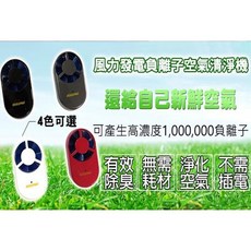 COCONUT 風力發電負離子空氣清淨機