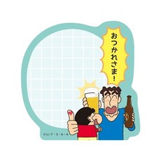 蠟筆小新 便利貼 memo貼 備忘錄 便條紙, 1個, 2.廣志+小新