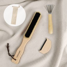 다용도 캐시미어 브러쉬 천연모, 1개, 네추럴