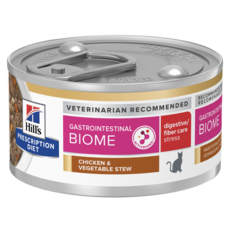Hill's 希爾思處方 貓用 GI Biome 雞肉燉蔬菜罐頭, 82g, 12個, 雞肉+蔬菜