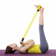 요비월드 전신 운동 로잉 밴드 다리운동밴드 스트레칭밴드 전신로잉밴드, 옐로우