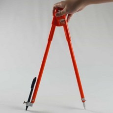 대 제도용구 목공용 건축 컴퍼스 40cm 산업용콤파스 13197EA 1(ea), 진하기