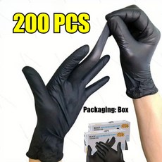 일회니트릴 방수 장갑 접시 세척 주방장갑 개 식품 작업라텍스, [00] 200 PCS, [00] XL-24x12cm