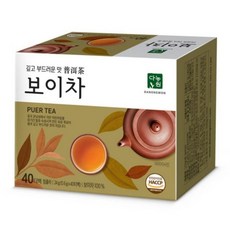 다농원 보이차 0.6gx40T, 600mg, 40