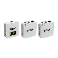 R DE WIRELESS GO III (GEN 3) 컴팩트 무선 - 오디오 컴퓨터용 U2013 및 (블랙 레벨 마이크 휴대폰 카메라 자동 녹음 깨끗한 플로트 컨트롤 32비트, WIGO 3_175792, White