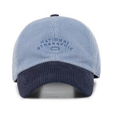 내셔널지오그래픽 키즈 K233KHA030 코듀로이배색캡 LBLUE 886361