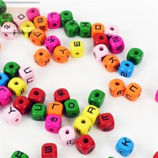 스토어연 목걸이 반지 만들기용 한글나무구슬 만들기키트, 한글모음, 1개