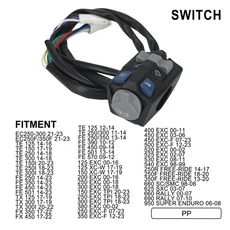 오토바이 액세서리 스위치 GASGAS KTM HONDA EC XCW EXCTPI FREERIDE SC RALLY SUPERENDURO TE TX FE FX, 01 China Mainland, 02 Five function switch