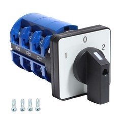 [ 1240026 ] 신타이헬 범용 회전식 전환 스위치 690V 63A 3포지션 3상 캠 셀렉터