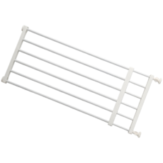 寵物門欄 柵欄 小型寵物專用，安全防護，簡易安裝，適用多種小型寵物, 白色,高36寬度47-83cm, 詳見包裝