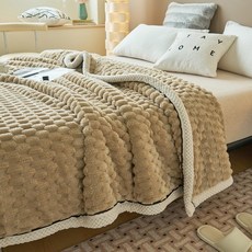 코지위크 극세사 벨벳 양면 도톰 담요 이불 A04