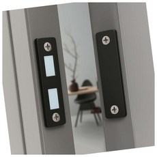 MN 자석 도어캐치 더블 블랙 2개입 자석캐치