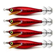 레이저에기 쭈꾸미 갑오징어 문어 수평에기 55mm, 1세트, 5.5g, 1. 레이저 올레드(4개입)