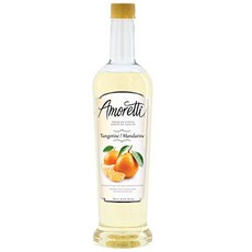 아모레티 프리미엄 시럽 탠저린 25.4온스 Amoretti Premium Syrup Tangerine 25.4 Ounce, 아모레티 프리미엄 시럽 귤 25.4온스, 1개, 720g