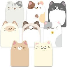 엽서세트 고양이 귀여운 디자인 기념일 포스트카드 메세지카드 편지 일러스트엽서 모양엽서