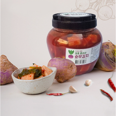 김포특산물 문수산 순무김치 친환경재배 2kg, 1개