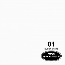 SAVAGE #01 Super White/배경지/풀사이즈 2.72m, 1개