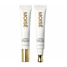 [바를수록 볼륨 UP] 모아제 8 펩타이드 더블 볼륨 립 트리트먼트 립밤 립마스크 / 끈적임 ZERO 안아프고 건강한 립플럼퍼 / 임상 특허로 증명된 지속적인 립 볼륨케어, 10g, 1개, 무색 비건 볼륨케어 립밤