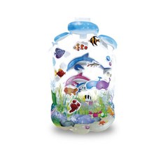 컬러룬 오뚝이 스티커 돌고래x5개