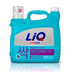 LiQ 按壓式淨垢洗衣精 一般用, 6L, 1瓶