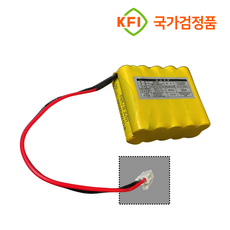 주방후드 자동식 소화장치 수신기 배터리 12V 300mAh 2X5 디앤씨 253번/파라텍/주방후드 소화장치/수신기, 1개, 1개입
