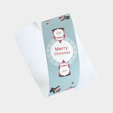 라라패키지 크리스마스 산타 민트 띠지, 50장