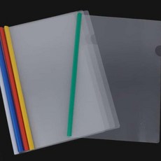 물결샵 A4 컬러 쫄대 화일 보관 문구 잡화 생활 계약서 용품 회사 문서 파일, 블루