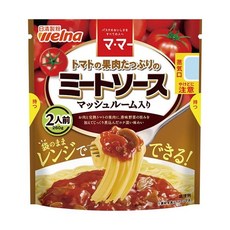 닛신제분 웰나 토마토 과육이 듬뿍 들어간 미트 소스 버섯이 [파스타 소스] 164534