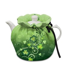 일반 핑크 플로럴 벌새 티 포트 코지 방진 소프트 아침 식사 프로텍터 보온 및 단열 주전자 가방 내마모성 커피