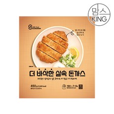 [맘스킹] 상신 돈까스 더 바삭한 실속돈까스 450g, 1개