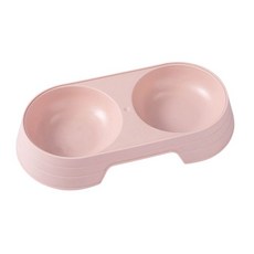 핑크색 반려동물 2구 볼 식기 밥그릇 물그릇 강아지 고양이 급식기 986000ea (개), ONE, 블루